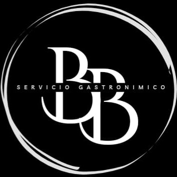 logo de servicio gastronómico bb